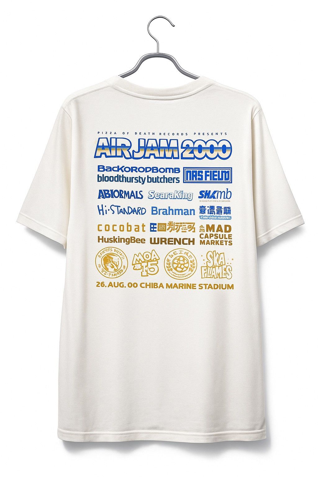Vintage Vintage Air Jam 2000 Festival TShirt Pizza of Death Records Size US L / EU 52-54 / 3 - 3 Thumbnail