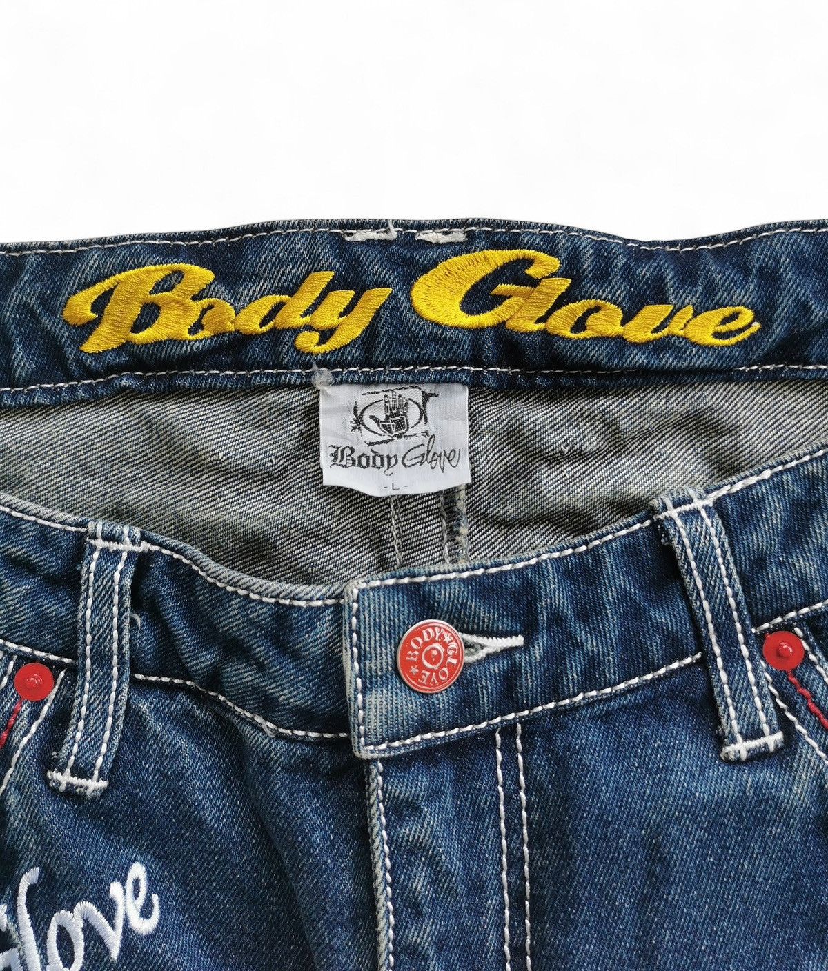 Body Glove 90s Body Glove California Surf Groove Denim Pants Size US 33 - 9 Thumbnail