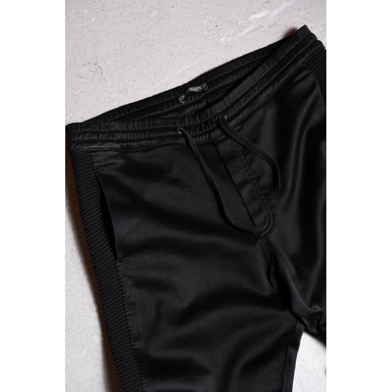 Balmain BALMAIN Ribbed Paneled Biker Sweatpants Size US 33 - 11 Thumbnail