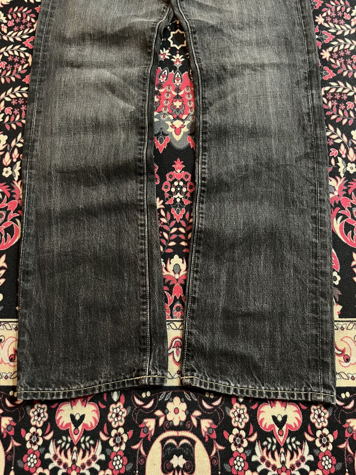 Undercover × Uniqlo Vintage Uniqlo UJ Dark Whisker Regular Fit Straight Leg Jean Size US 33 - 8 Thumbnail