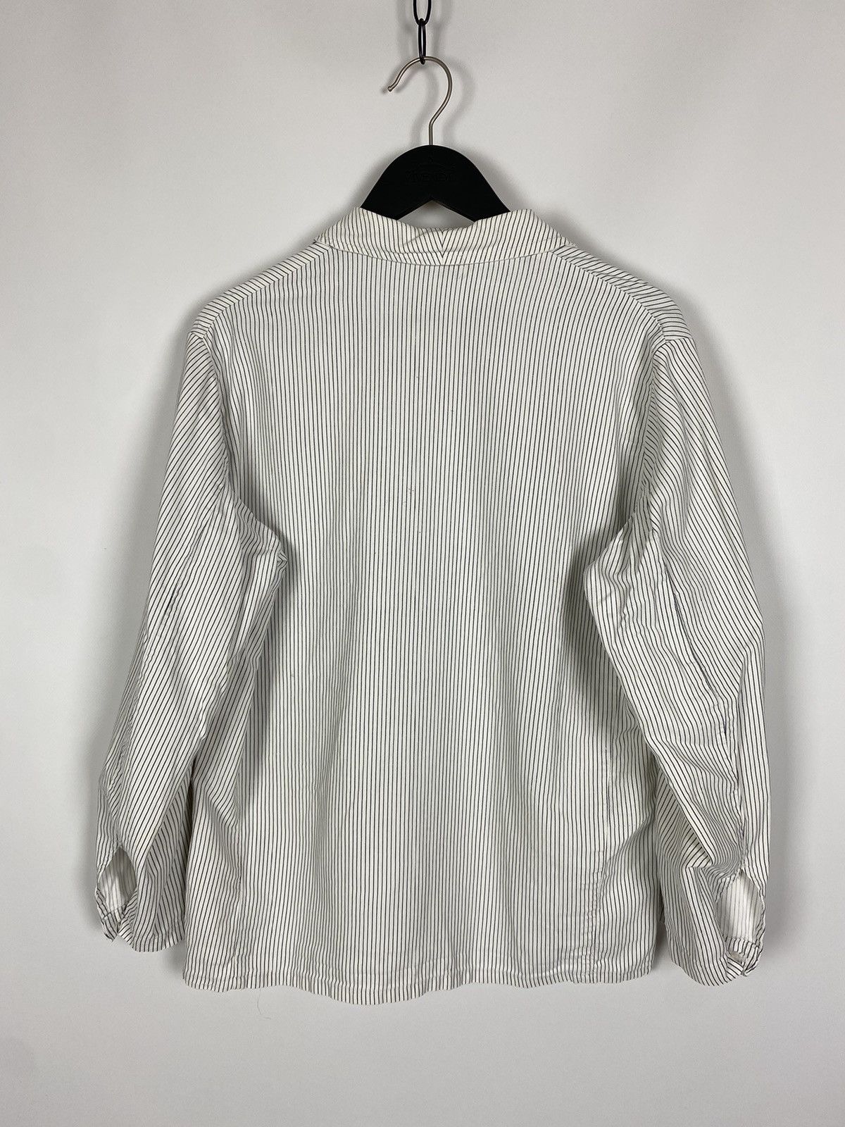 Vintage 70s Vintage Karba German Striped French Work Chore Jacket Size US M / EU 48-50 / 2 - 9 Thumbnail