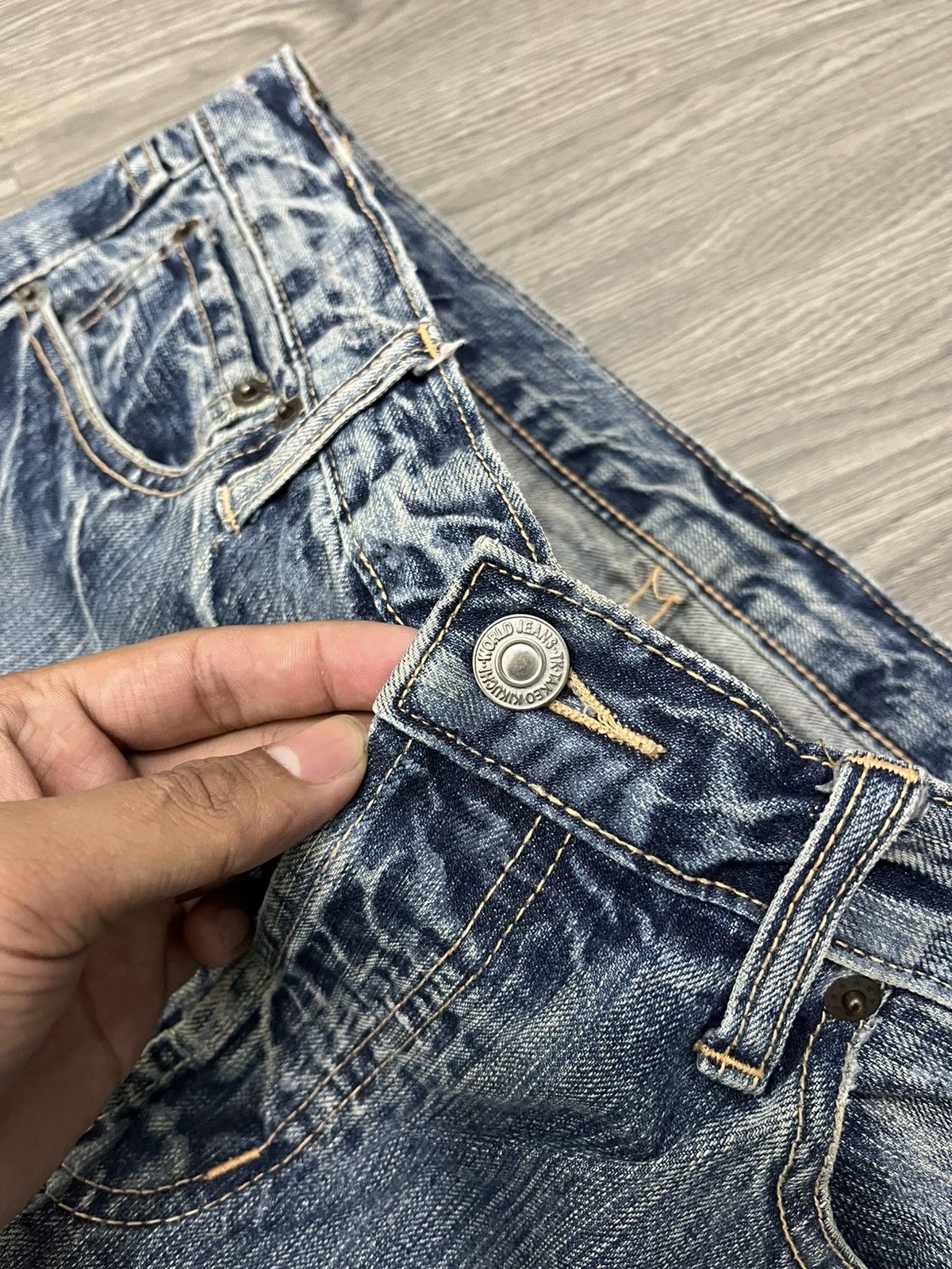 Japanese Brand Vtg Takeo kikuchi jeans Size US 35 - 5 Thumbnail