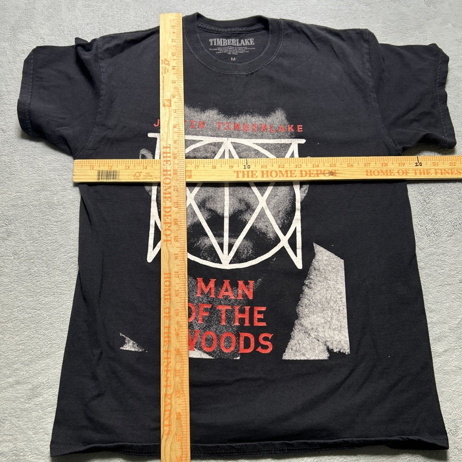 Hanes Justin Timberlake T-Shirt Mens Med Man Of The Woods Size US M / EU 48-50 / 2 - 5 Thumbnail