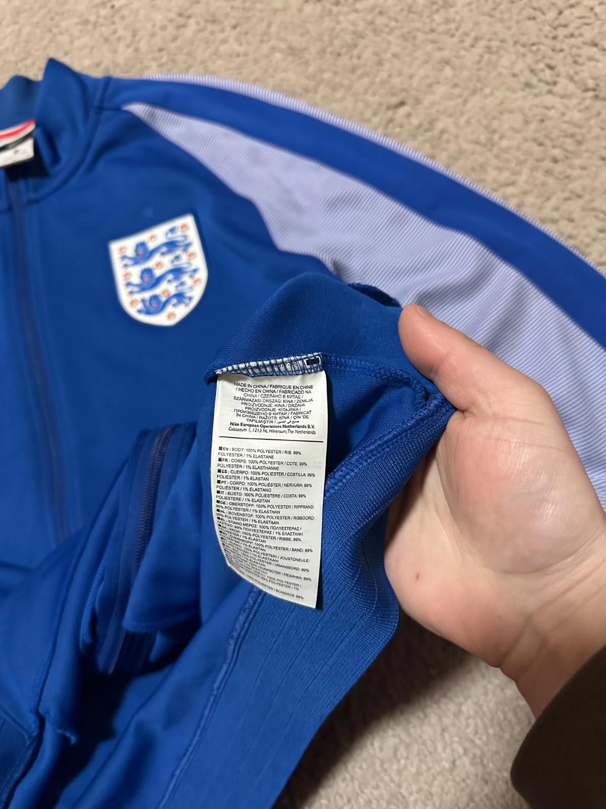 Nike 2016-17 England Nike Football Track Jacket Sz XL Size ONE SIZE - 6 Thumbnail