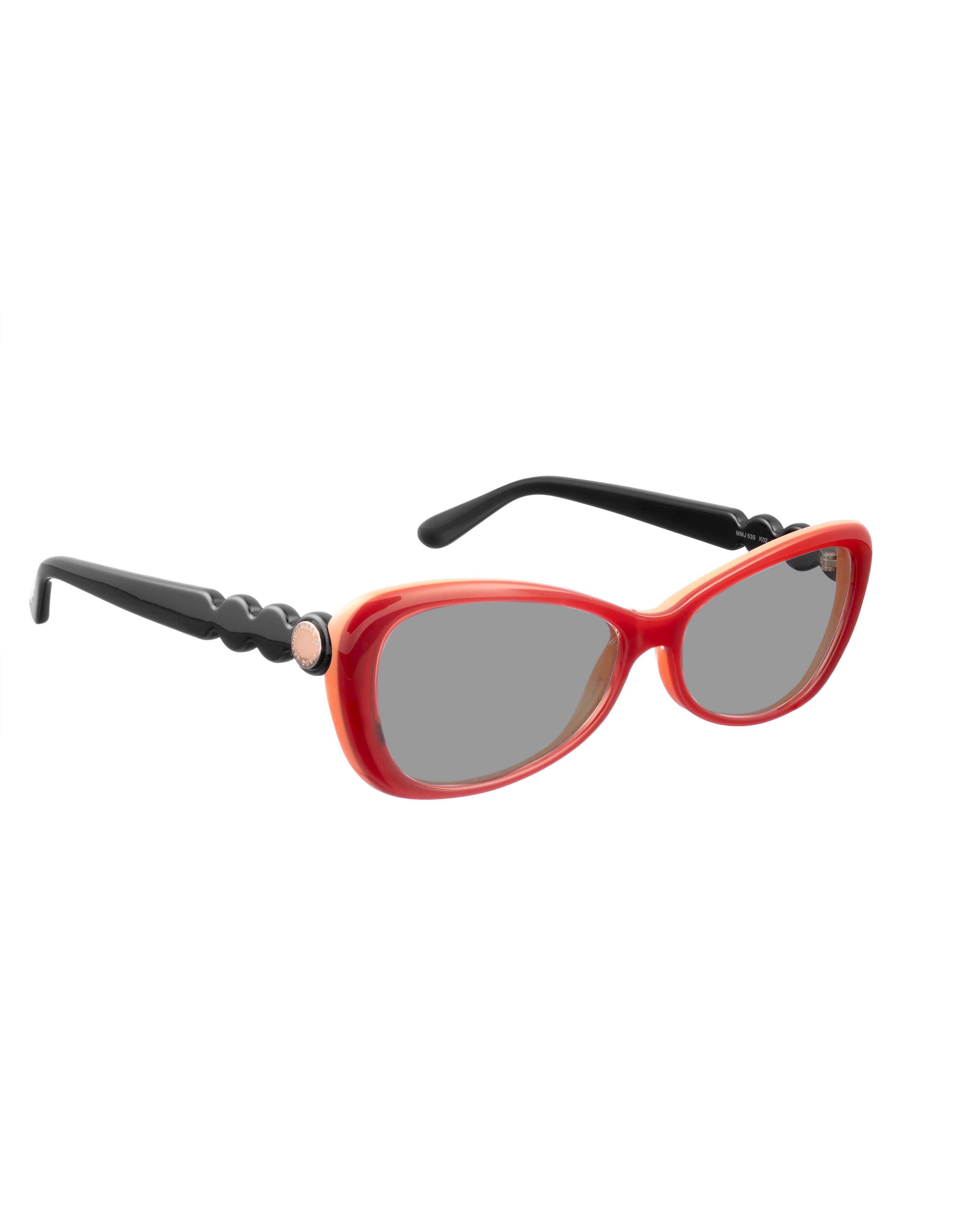 Marc Jacobs Marc by Marc Jacobs 00s Red, Orange & Black Sunglasses Size ONE SIZE - 1 Thumbnail