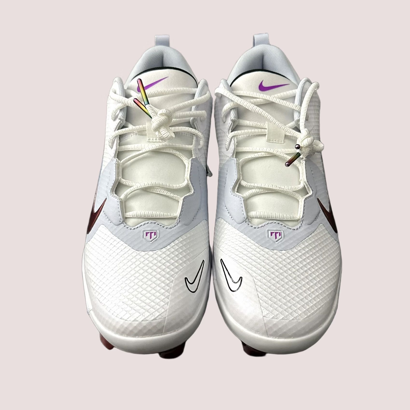 Nike Nike Force Trout 9 Pro MCS Baseball Cleats Mens 12 Rainbow FB2908-106 Size US 12 / EU 45 - 1 Thumbnail