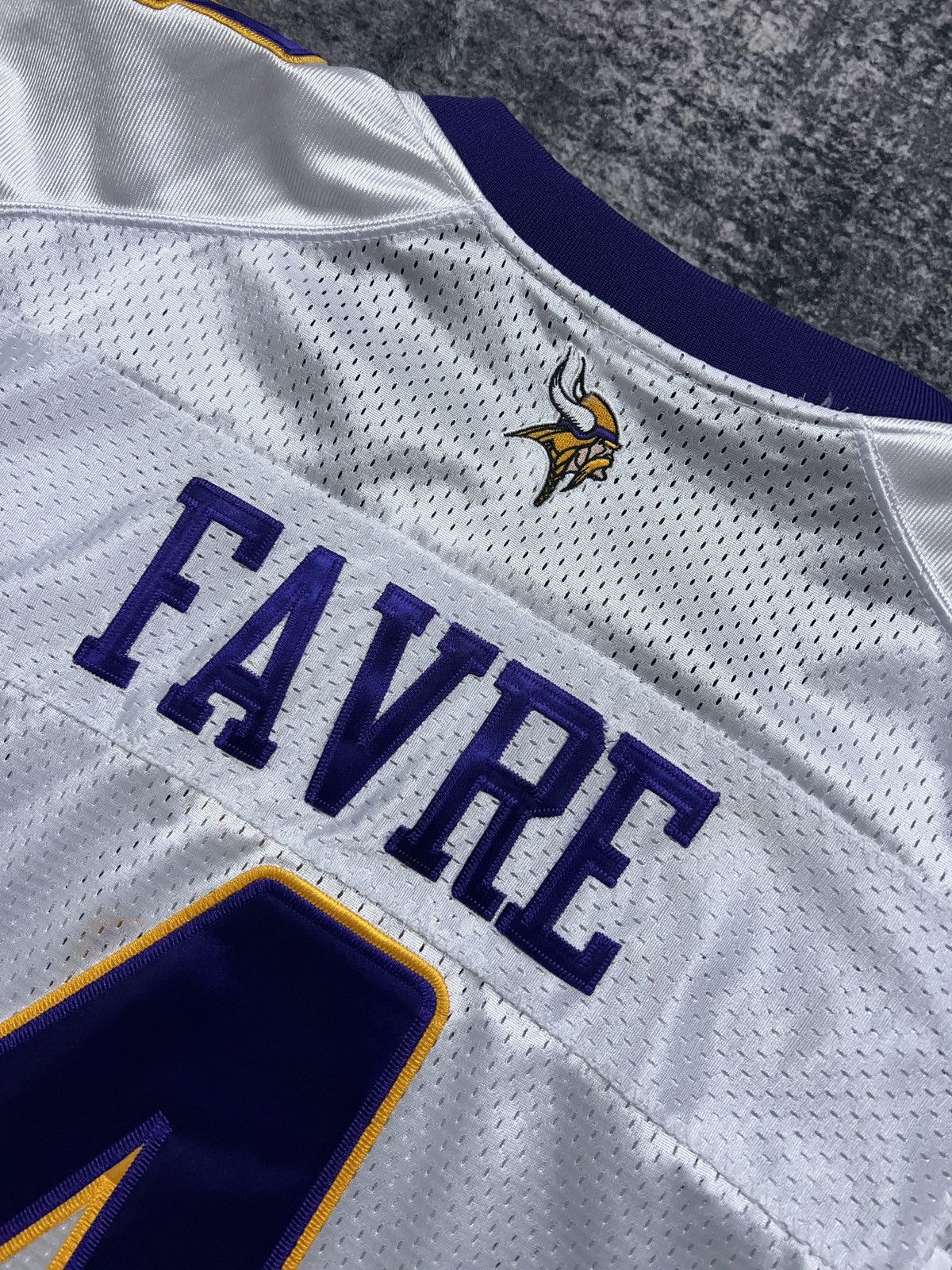 NFL × Reebok × Vintage Y2K Brett Favre Minnesota Vikings Captain 50 Years Jersey Size US XL / EU 56 / 4 - 7 Thumbnail