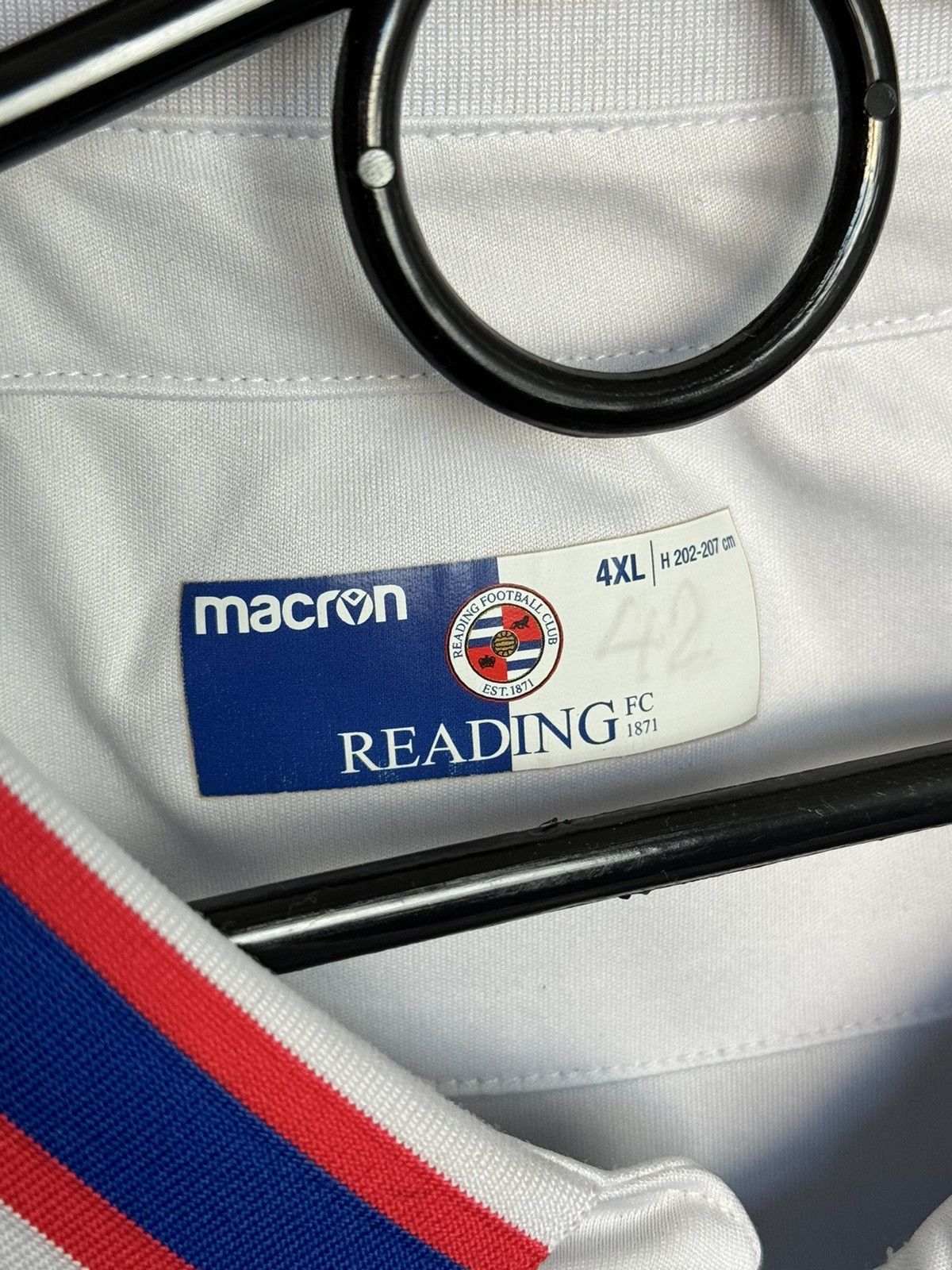 Macron 4XL Reading 20/21 Home Football Jersey Size US XXL / EU 58 / 5 - 15 Thumbnail