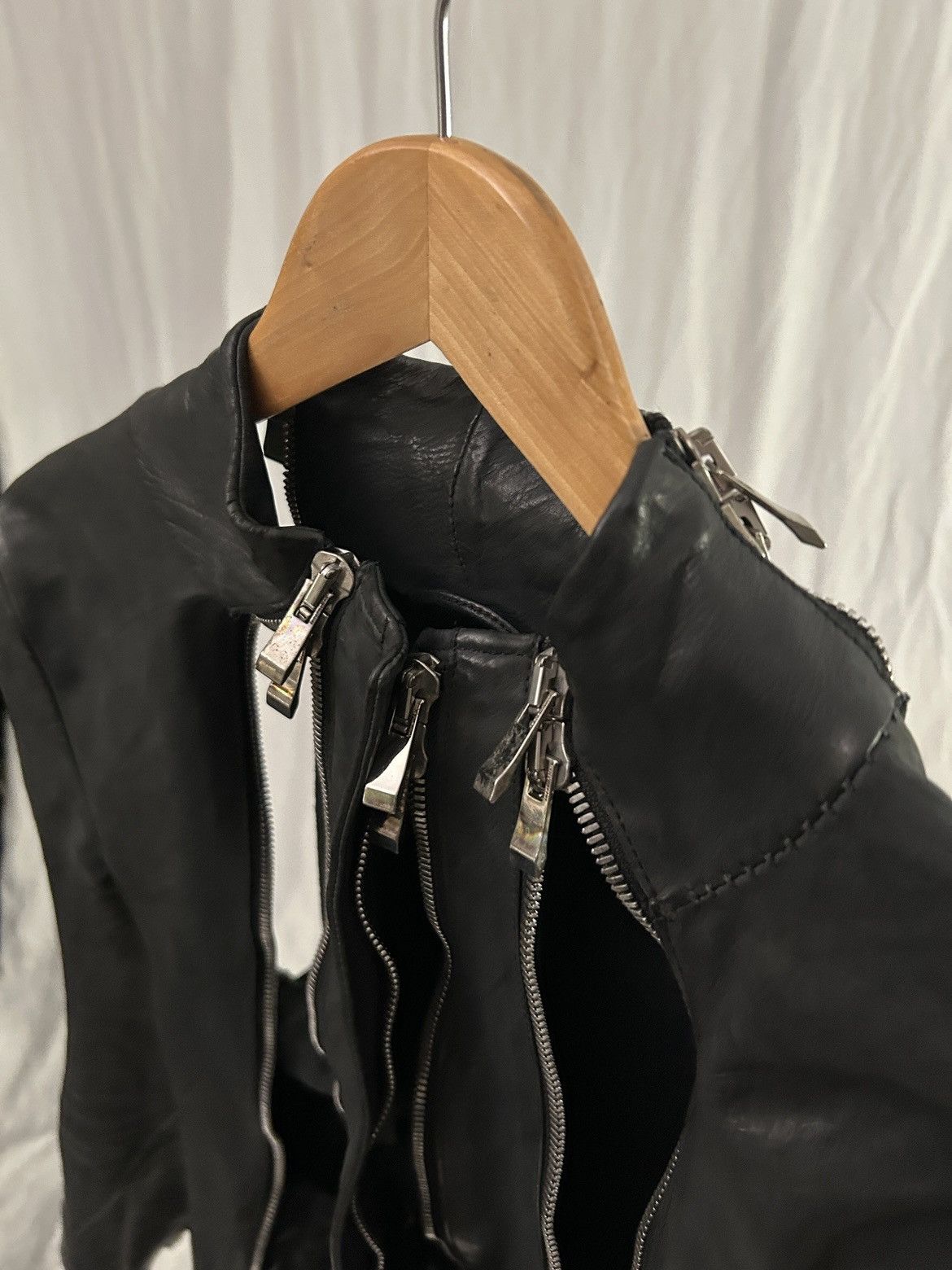 Incarnation Incarnation Zipper Sleeve Leather Jacket Size US S / EU 44-46 / 1 - 24 Thumbnail