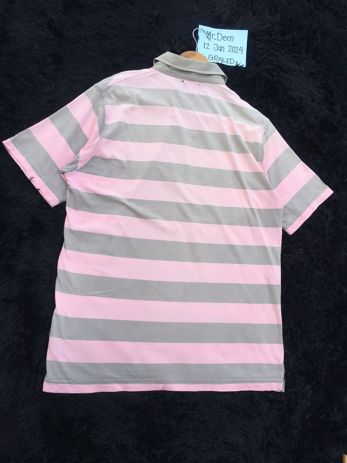Stussy Rare Vintage Stussy Pink Stripes Collar Shirt Size US M / EU 48-50 / 2 - 16 Thumbnail