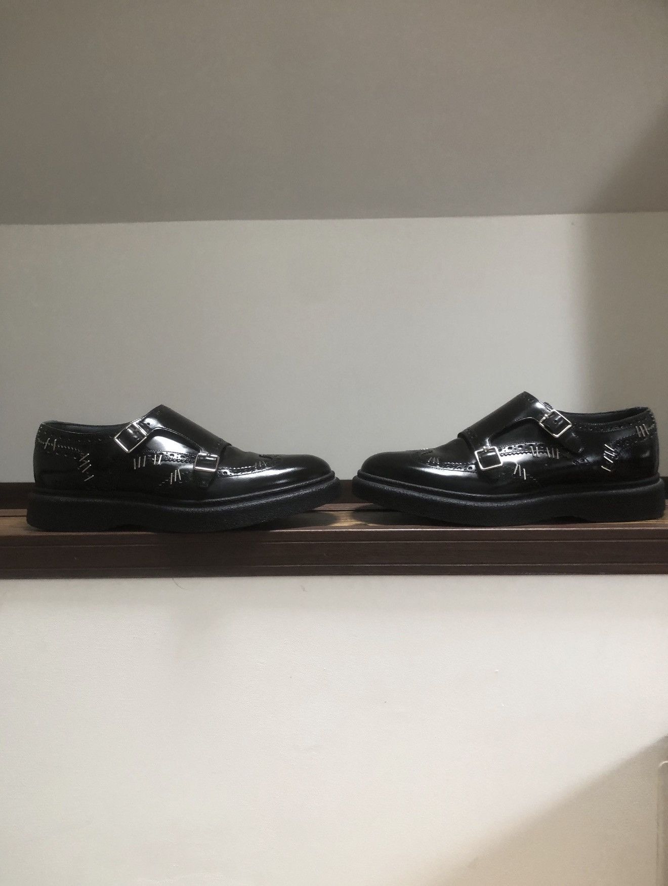 Dior DIOR HOMME by KVA SS 2017 Stapled Monk Loafers hedi slimane Size US 7 / EU 40 - 4 Thumbnail
