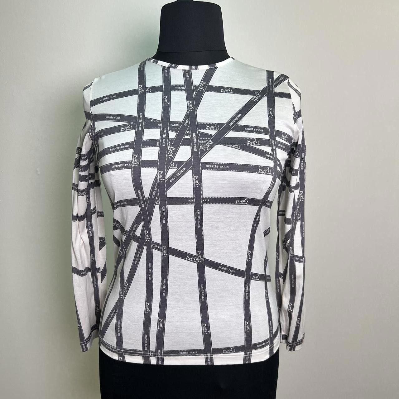 Hermes Hermes Long Sleeve Shirt Size S / US 4 / IT 40 - 1 Thumbnail