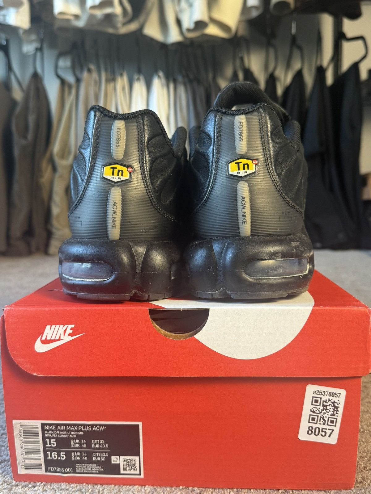 A-COLD-WALL* × Nike Nike Air Max Plus ACW Size US 15 / EU 48 - 5 Thumbnail