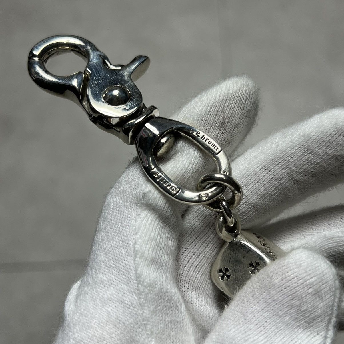 Chrome Hearts New Super Heavy Chrome hearts Silver Dice Wallet Chain Size ONE SIZE - 6 Thumbnail