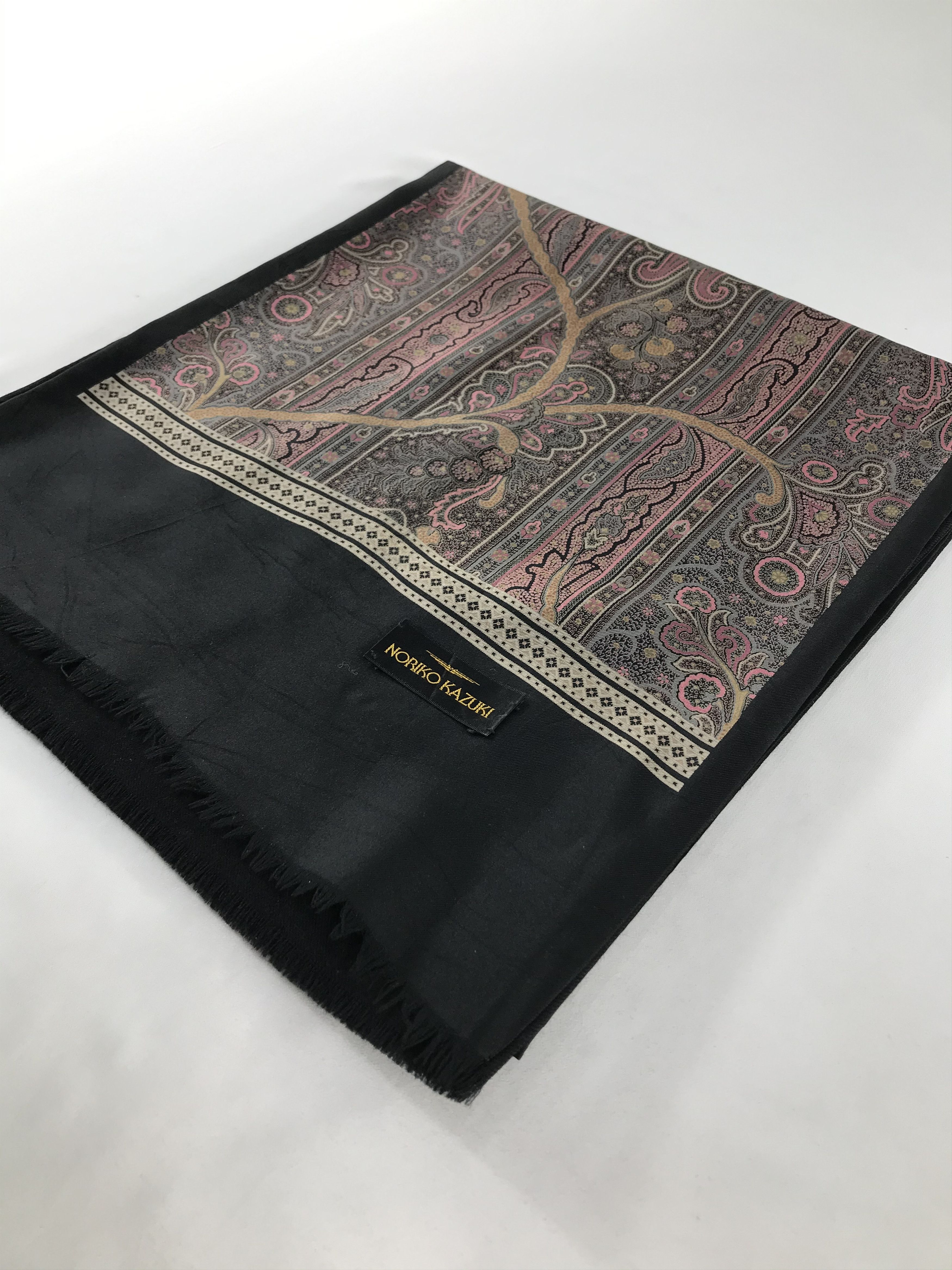 Vintage Vintage Noriko Kazuki Silk Scarf Size ONE SIZE - 3 Thumbnail