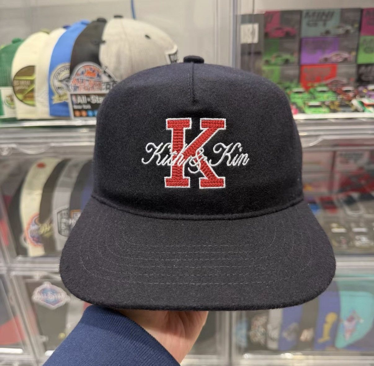 Kith 47 × Kith Vintage Embroidered Wool Baseball Cap J32 Size ONE SIZE - 1 Thumbnail