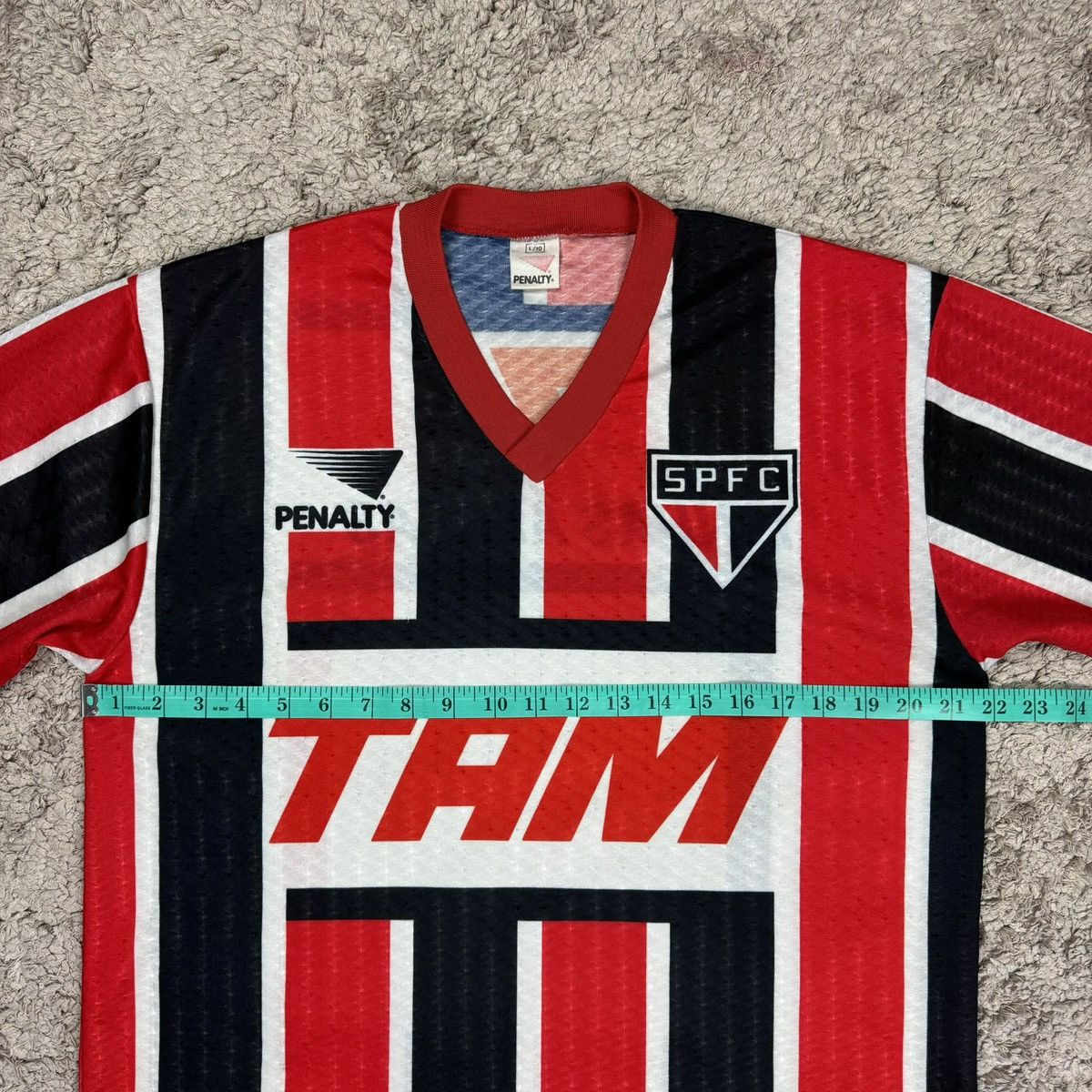 Penalty × Vintage Vintage Penalty Sao Paulo Jersey Size US L / EU 52-54 / 3 - 12 Thumbnail