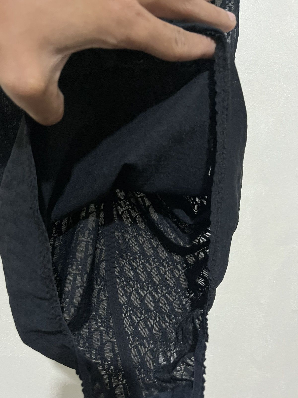 Dior Rare Vintage Christian Dior 1990’s Monogram Sheer Bodysuit Size L / US 10 / IT 46 - 6 Thumbnail