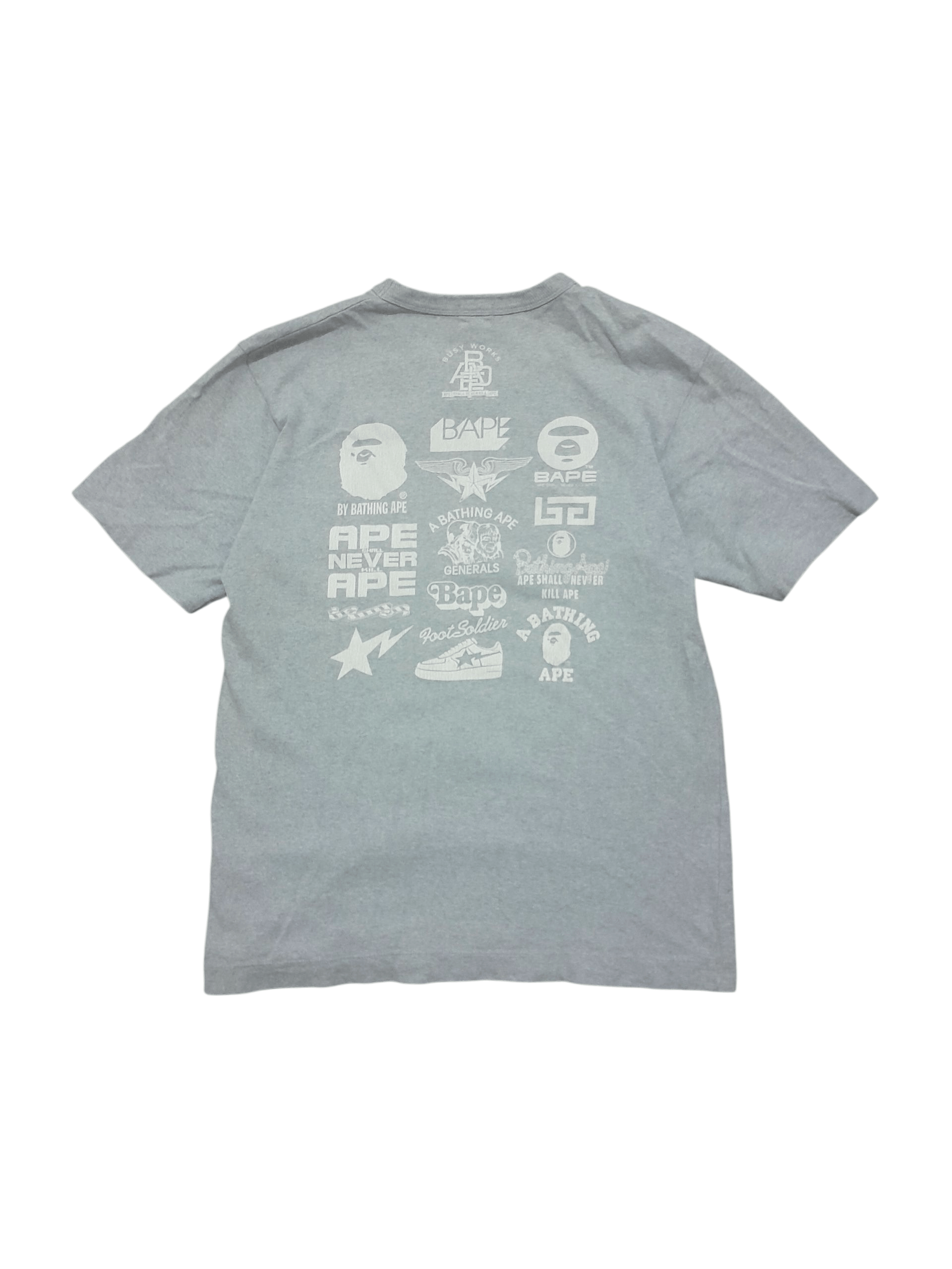 Bape multi logo tee