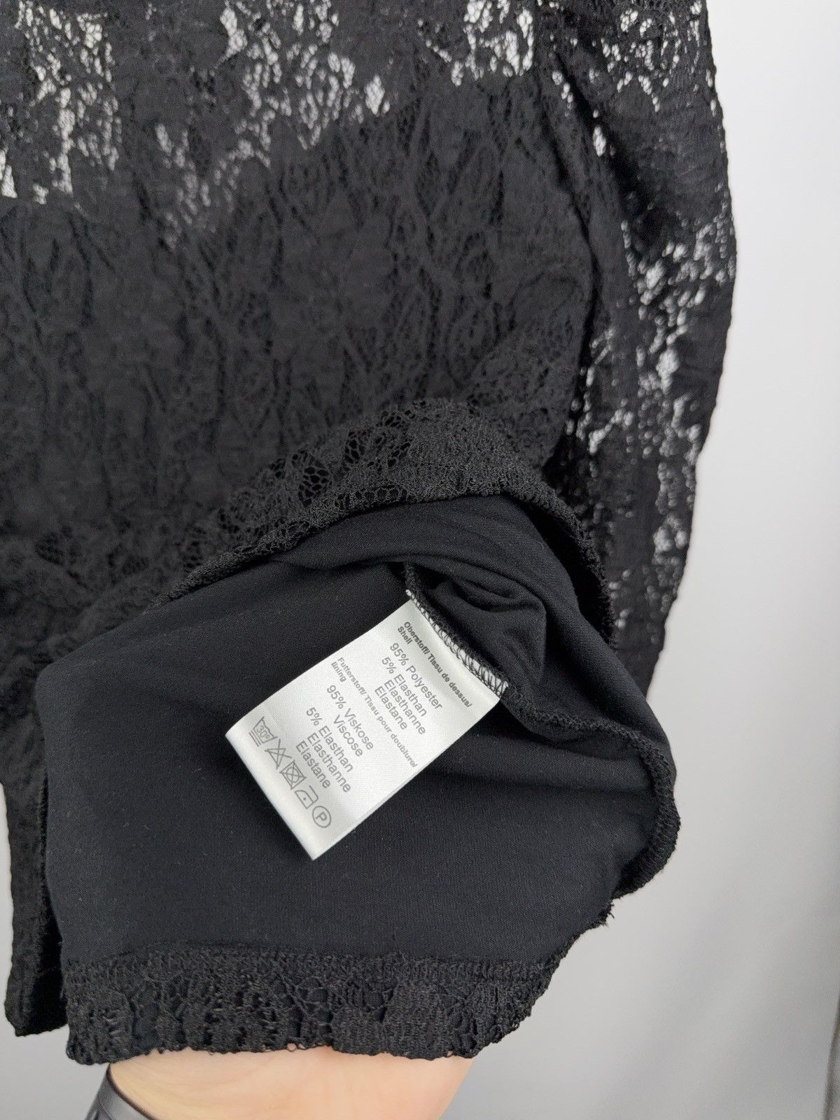 20471120 × Japanese Brand × Vintage Vintage 90s crazy Mesh Gothic JPG Japanese style Blouse Size M / US 6-8 / IT 42-44 - 3 Thumbnail