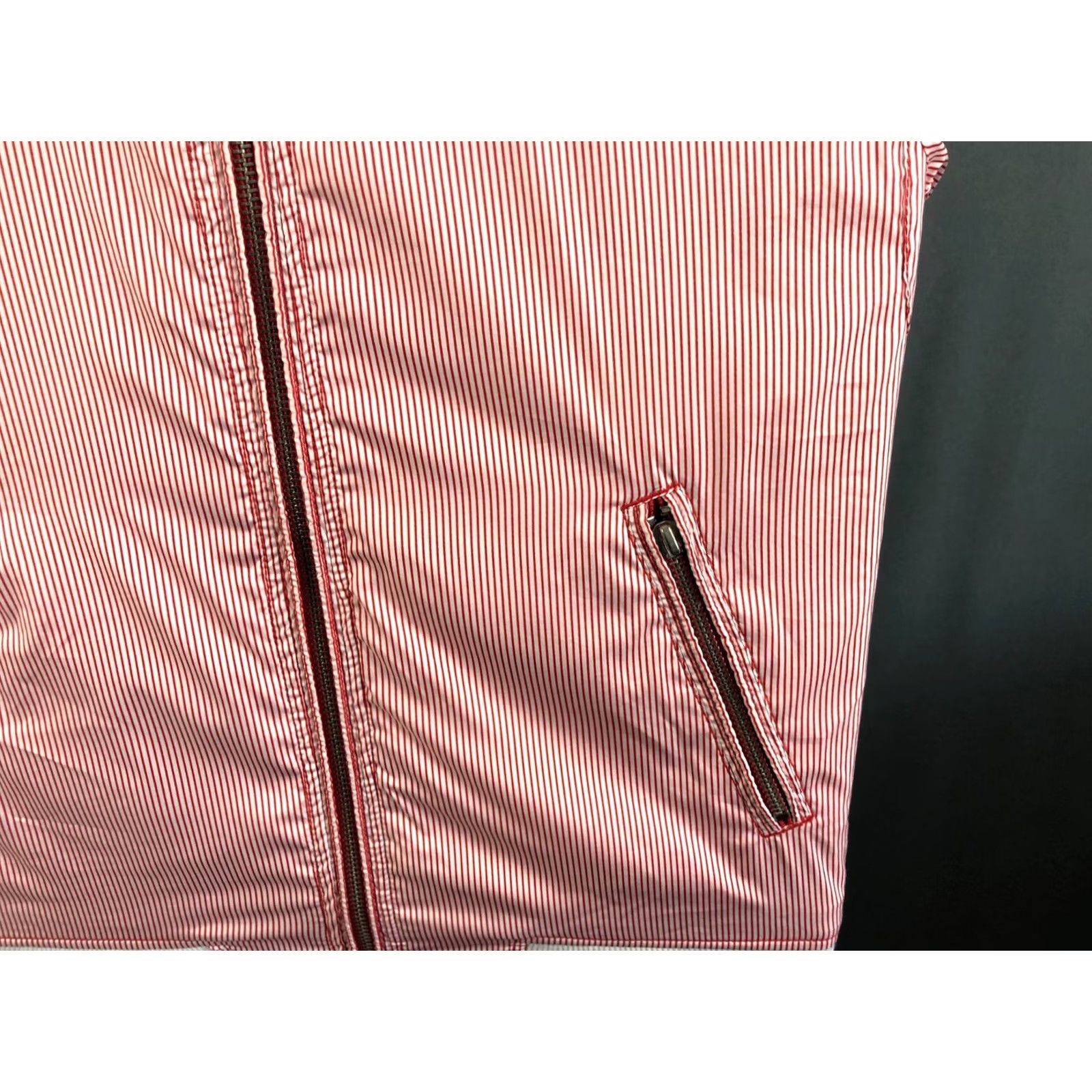 Diesel Diesel Windbreaker Full Zip Jacket Polyester Men XS White Striped Jacket Windbreaker Diesel Men XS White Striped Size US XS / EU 42 / 0 - 6 Thumbnail