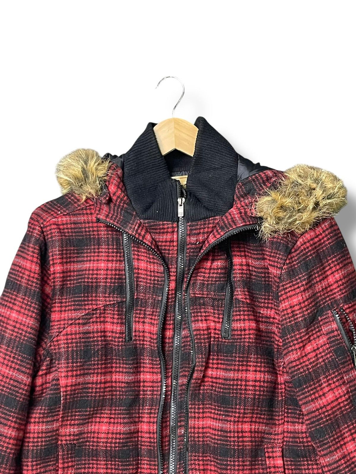 If Six Was Nine × Japanese Brand × Le Grande Bleu (L.G.B.) Punk Create Barefoot Flannel Hooded Jacket (49) Size US L / EU 52-54 / 3 - 7 Thumbnail