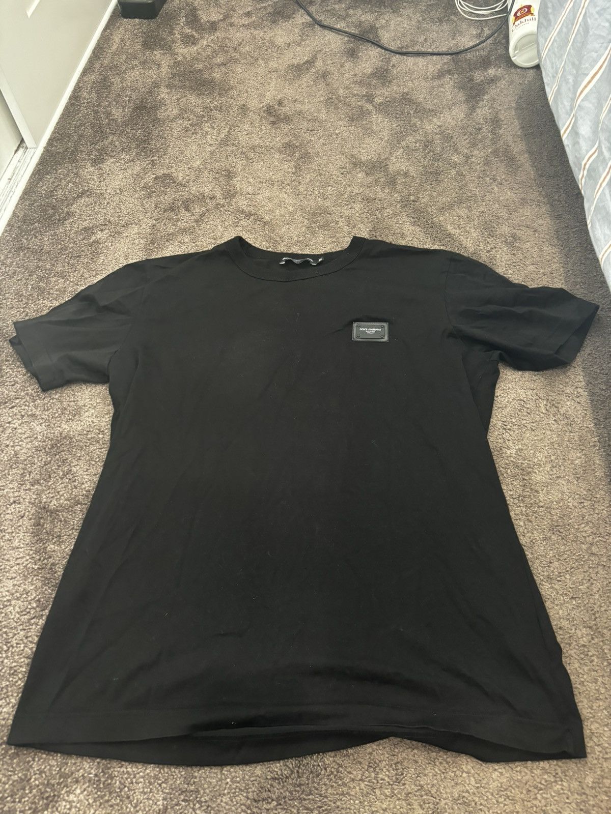 Dolce & Gabbana Dolce & Gabbana Logo Plaque T- Shirt Size US L / EU 52-54 / 3 - 3 Thumbnail