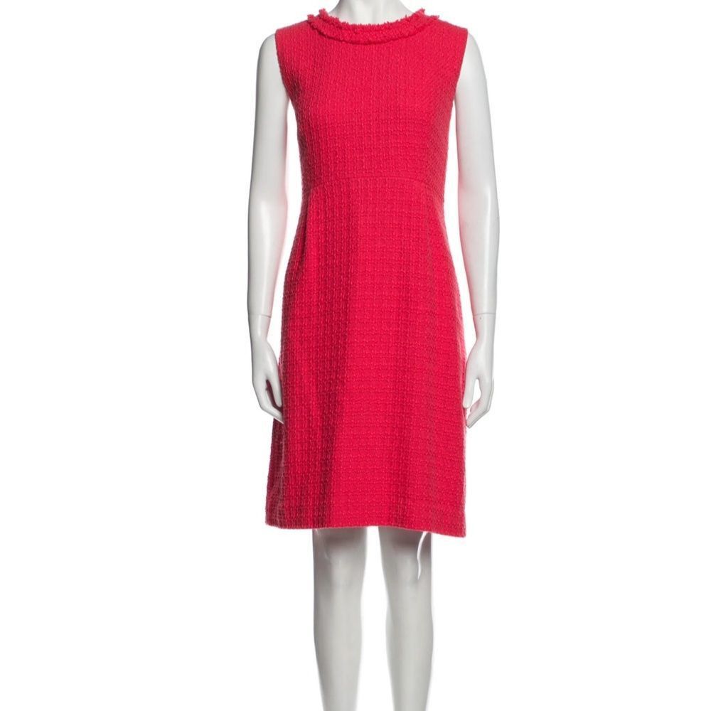 Kate Spade SZ 14 tweed Crew Neck Knee-Length Dress