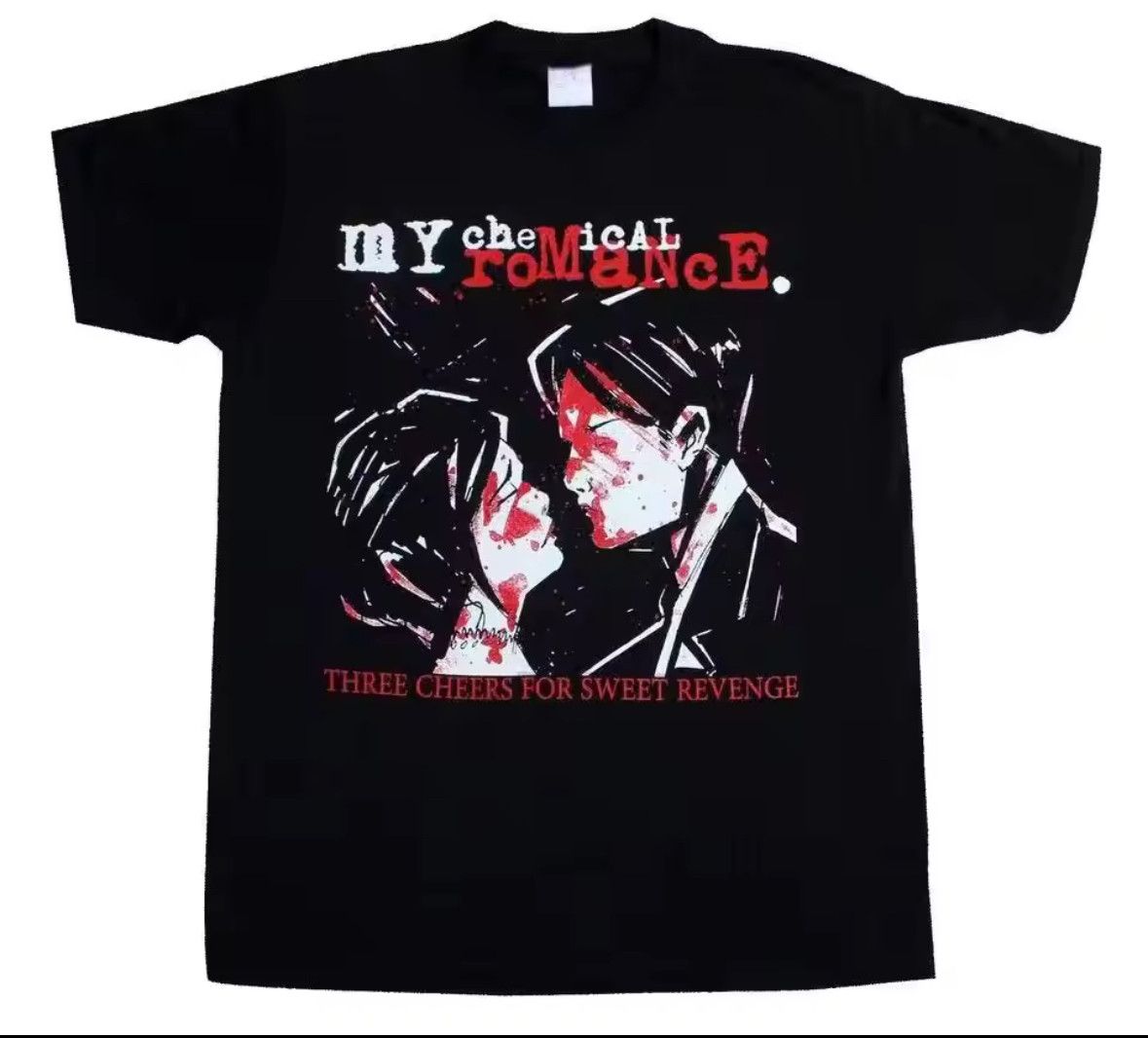 Other Streetwear Retro Chemical Romance Print Soft T-Shirt Punk Size US XL / EU 56 / 4 - 1 Thumbnail