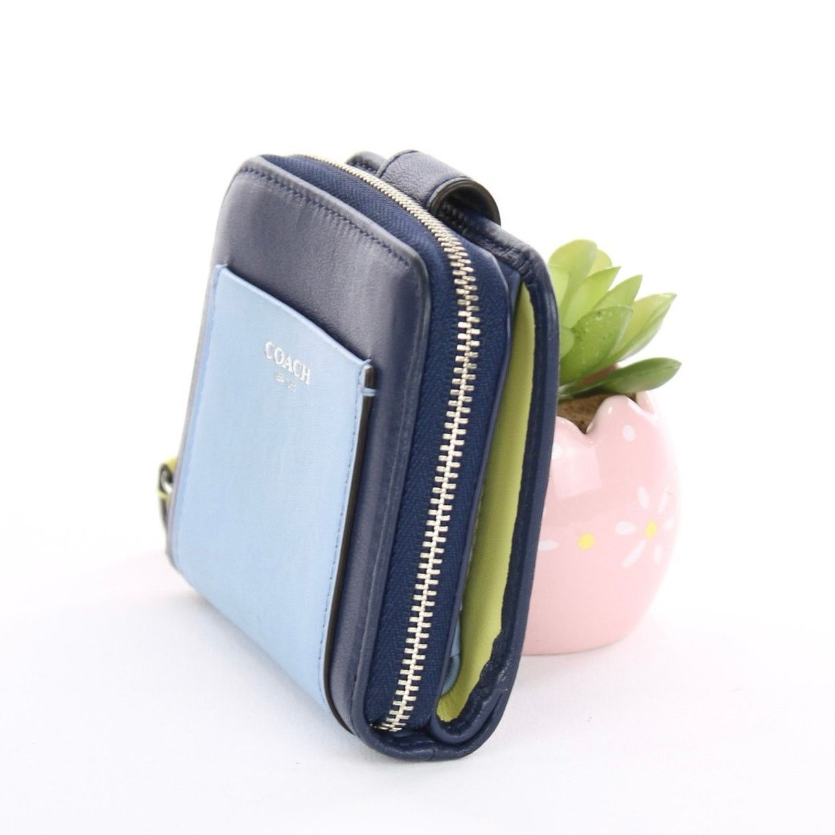 Coach Coach Colorblock Corner Zip Wallet Size ONE SIZE - 4 Thumbnail