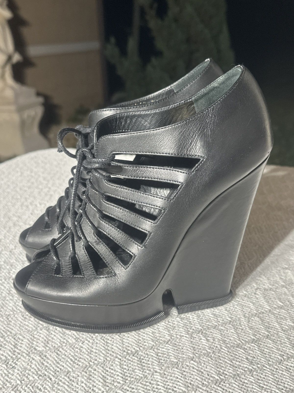 Yves Saint Laurent Yves Saint Laurent Wedge Heels Size 38EU/8US Size US 8 / IT 38 - 2 Thumbnail