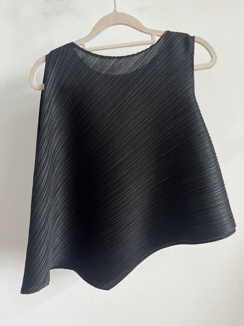 Issey Miyake Issey Miyake size:3 Black twill vest Size S / US 4 / IT 40 - 2 Thumbnail