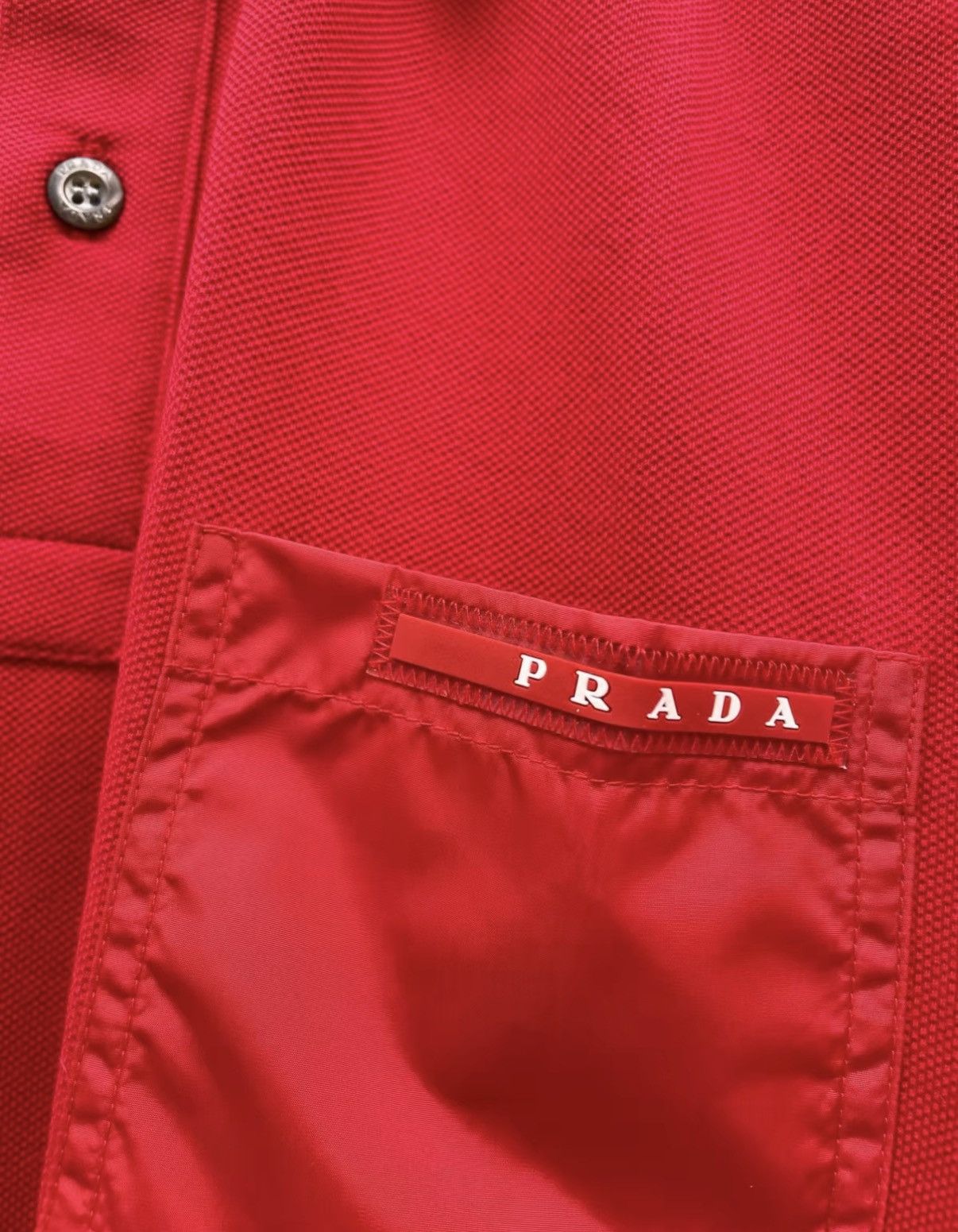 Prada PRADA 100% Cotton Short Sleeve Polo Shirt J30 Size US M / EU 48-50 / 2 - 3 Thumbnail