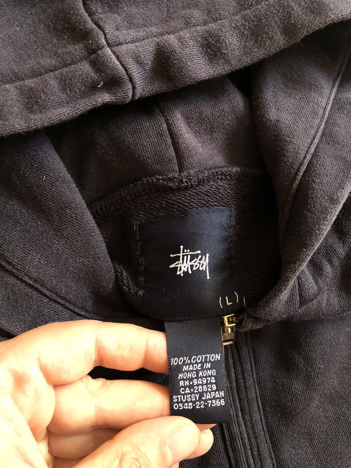 Stussy Zip hoodie stussy vintage Size US L / EU 52-54 / 3 - 4 Thumbnail