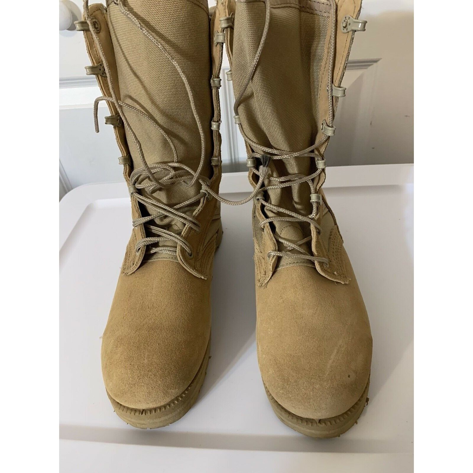 Vibram Vibram Men’s Sz 5W Desert Combat Work Boots Tan Size US 5 / EU 37 - 6 Thumbnail