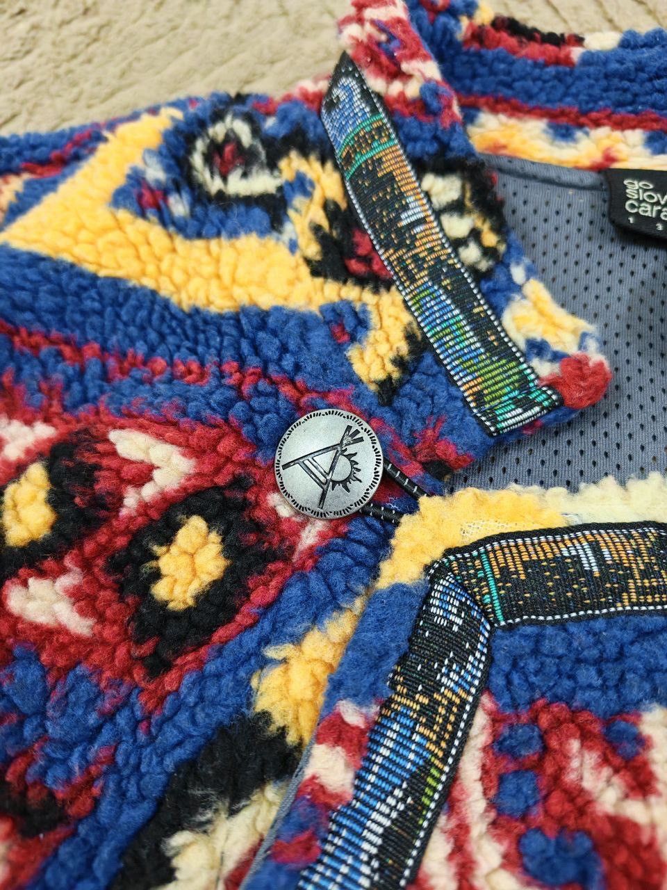 go slow caravan Go Slow Caravan Navajo Fleece Kimono Style Jacket Size US L / EU 52-54 / 3 - 7 Thumbnail