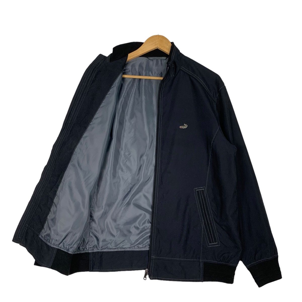 Japanese Brand CROCODILE Poly Nylon Casual Light Jacket #0973-C43 Size US L / EU 52-54 / 3 - 9 Thumbnail