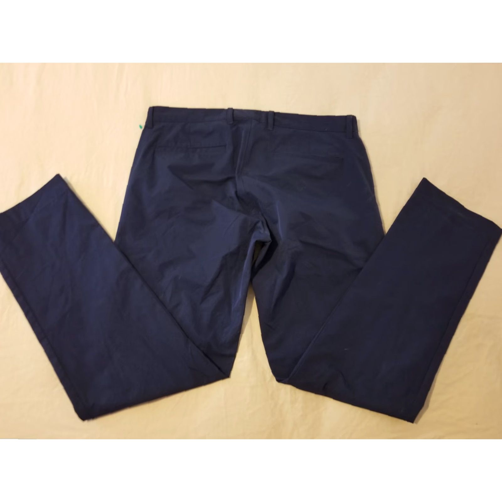 J.Crew J.CREW Pants Chino Straight Leg 32x32 Navy Blue Mens Casual Vintage No? (Note: question excludes adding new info) Size US 32 / EU 48 - 2 Thumbnail
