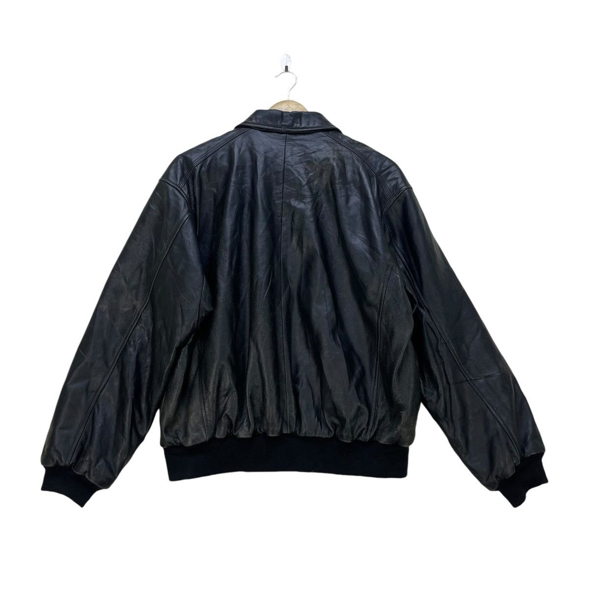 Genuine Leather × Japanese Brand Fiorenza Bomber Genuine Leather Jacket Size US M / EU 48-50 / 2 - 2 Thumbnail