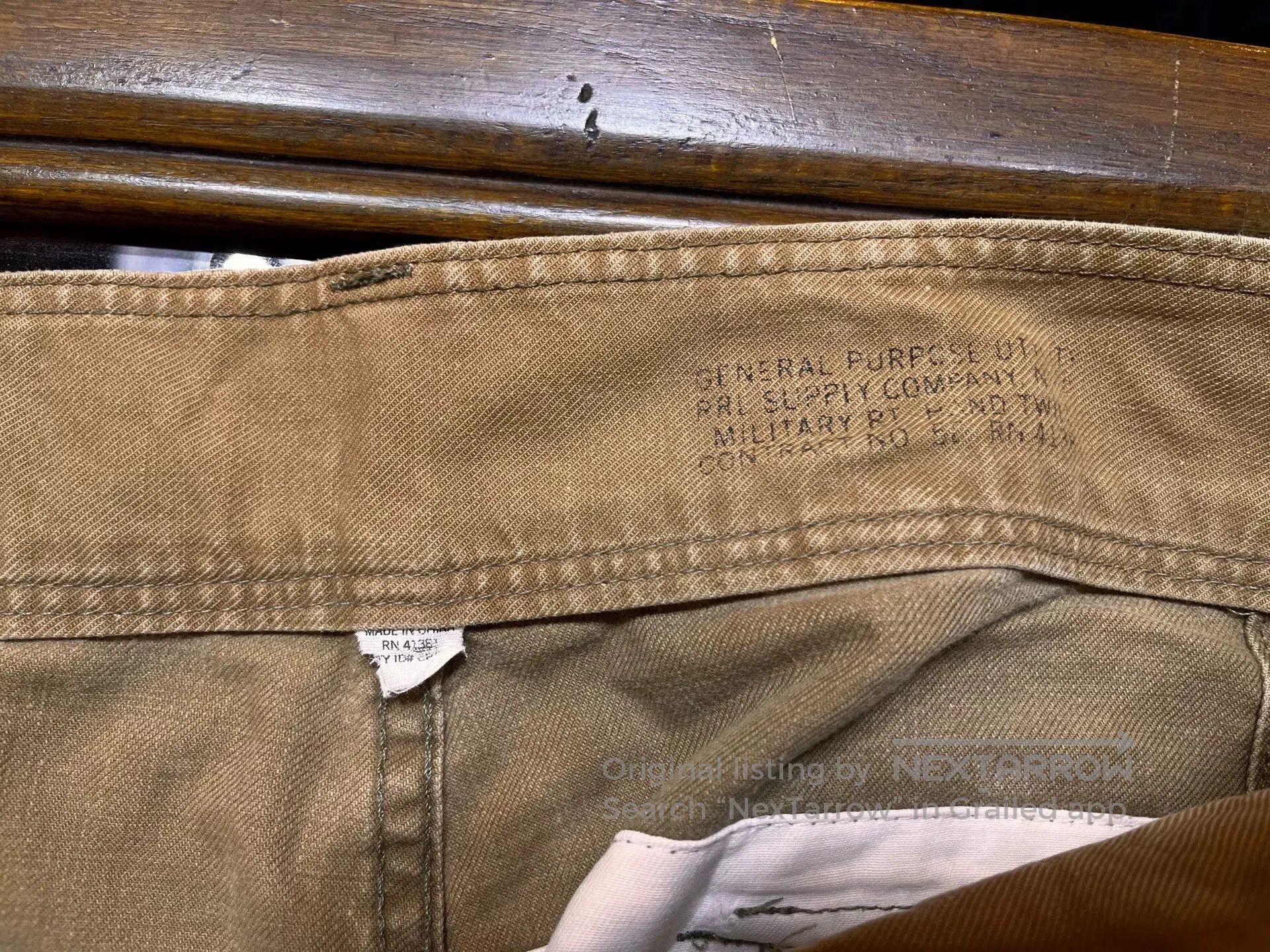 RRL Ralph Lauren Double RL Casual Work Pants Sale. Size US 34 / EU 50 - 4 Thumbnail