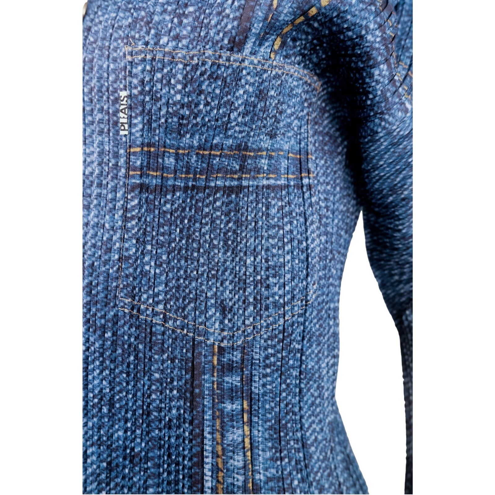 Issey Miyake Issey Miyake Vintage Trompe L'Oeil Denim Print Pant Set Size 27" / US 4 / IT 40 - 6 Thumbnail