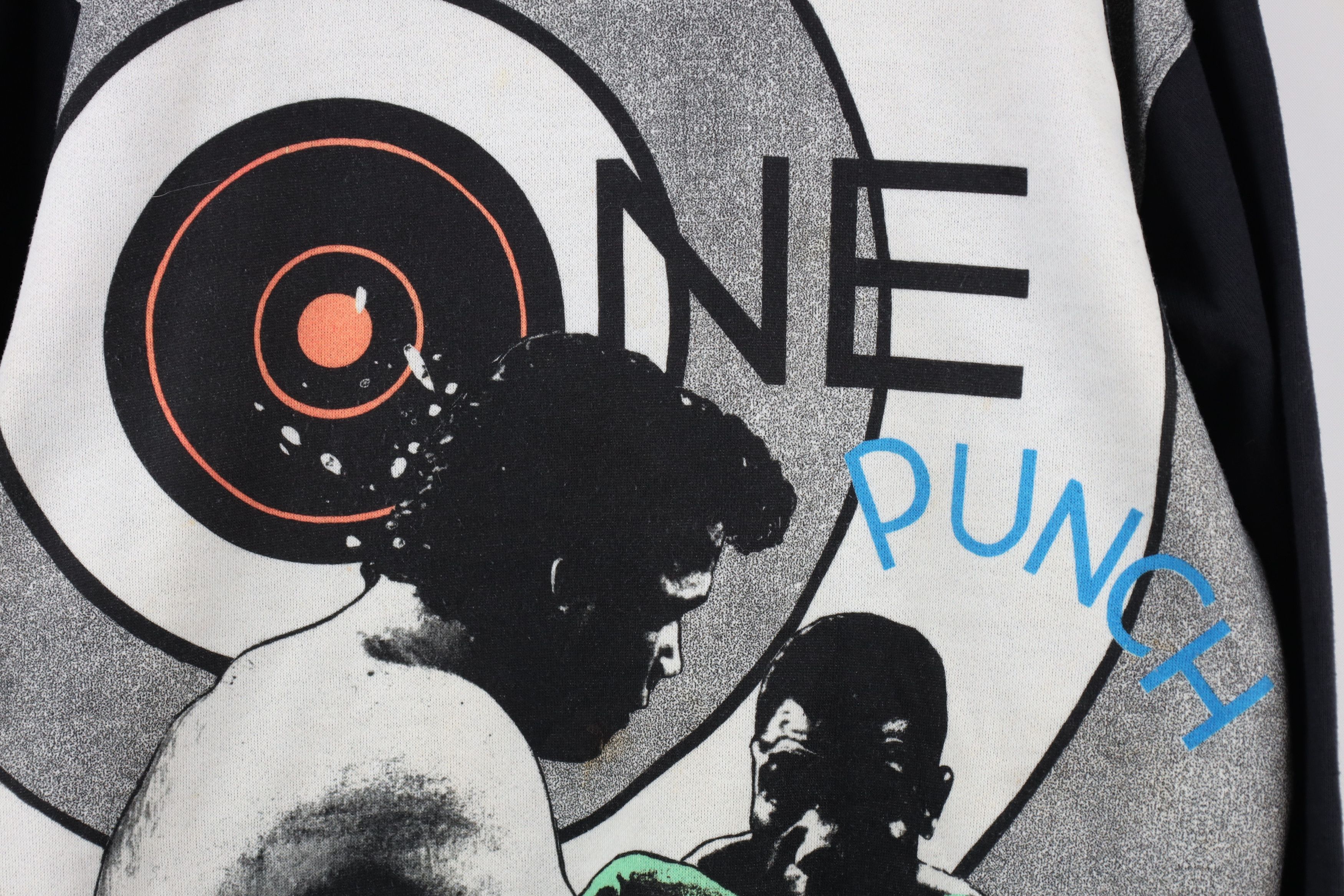 Vintage Vintage 90s Streetwear Print One Bunch Boxing Sweatshirt USA Size US L / EU 52-54 / 3 - 4 Thumbnail