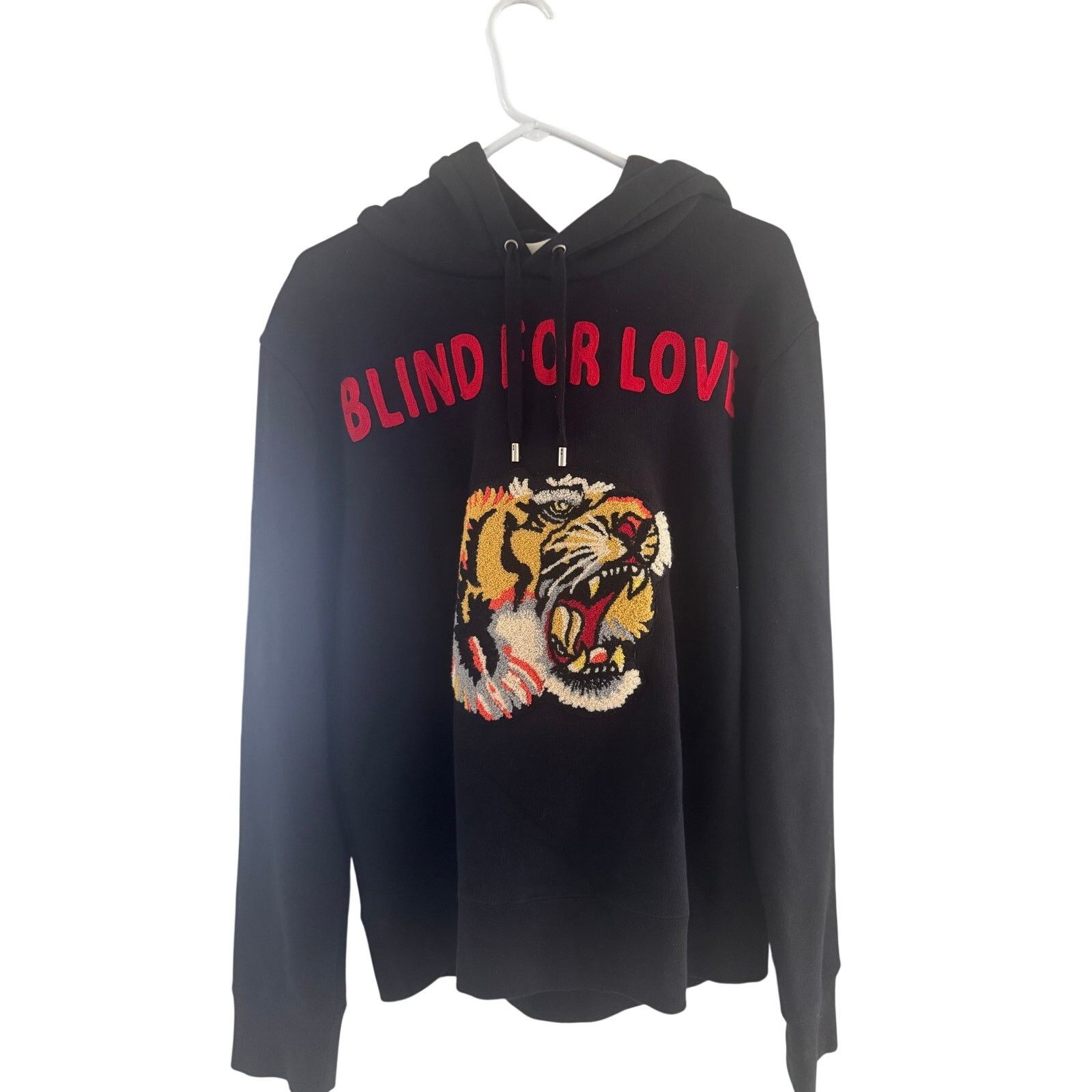 Gucci Gucci Blind For Love Embroidered Tiger Hoodie | Grailed