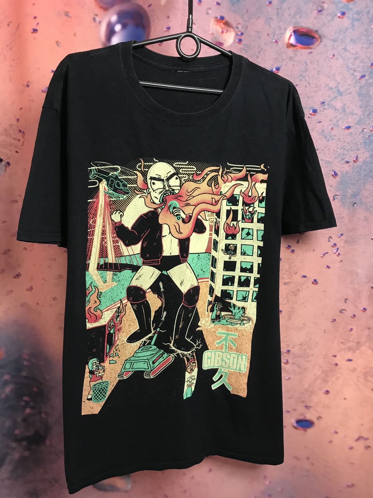 Band Tees × Vintage Vintage Gibson band rock tee Size US XL / EU 56 / 4 - 2 Thumbnail