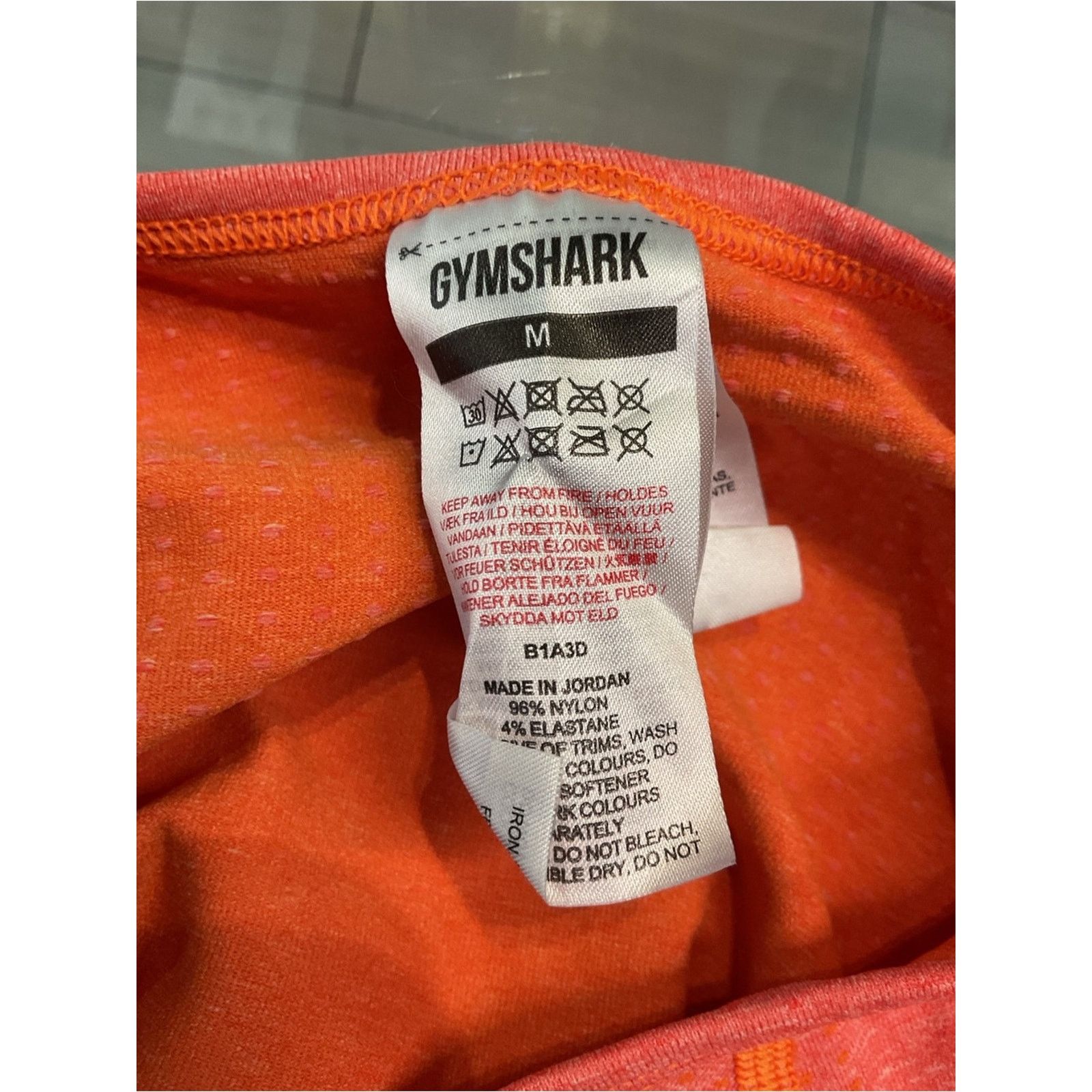 Gymshark Gymshark Seamless Cropped Long Sleeve Athletic Top Size M / US 6-8 / IT 42-44 - 3 Thumbnail