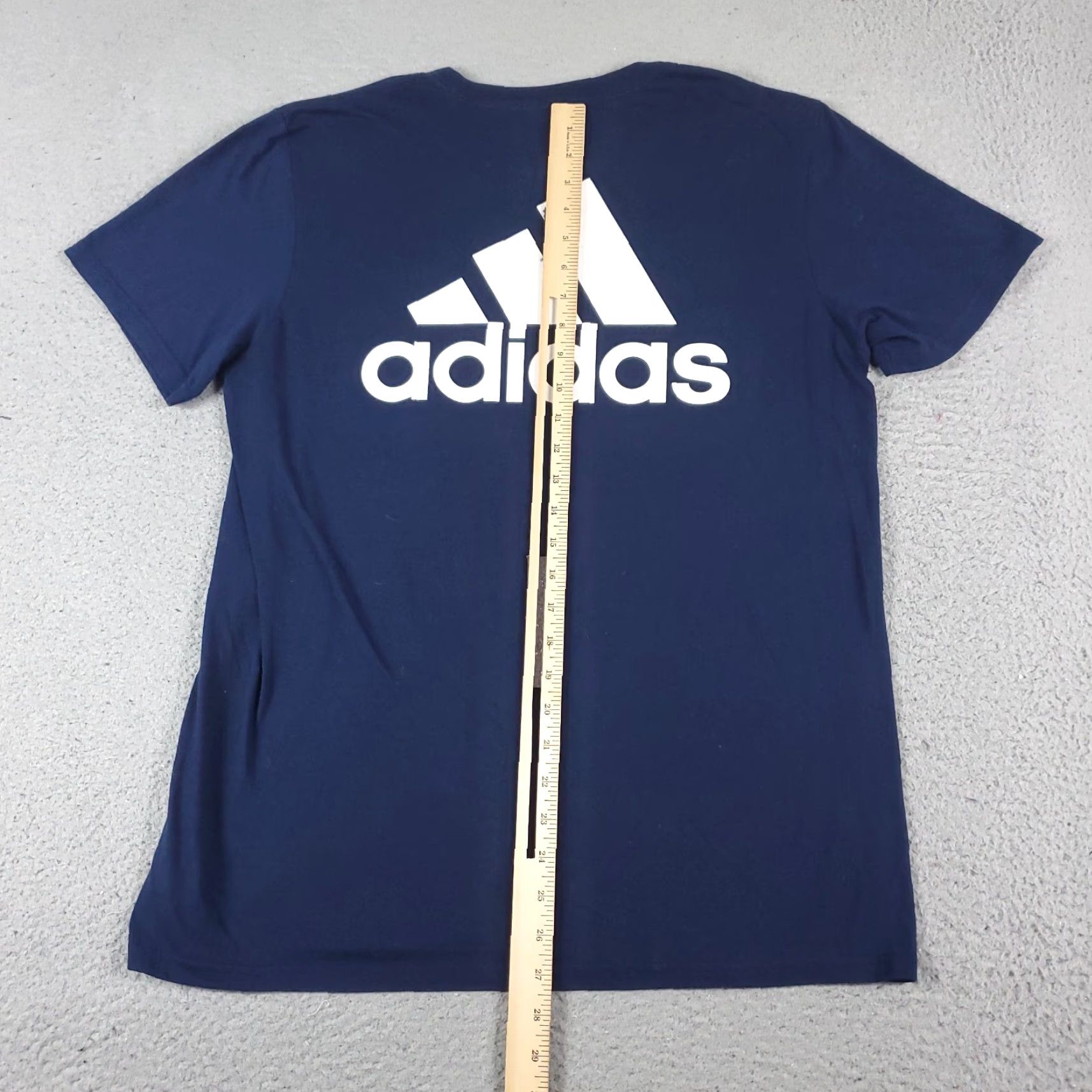 Adidas ADIDAS T Shirt Mens Large Navy Blue New York Casual Short Sleeve Adult Size US L / EU 52-54 / 3 - 4 Thumbnail