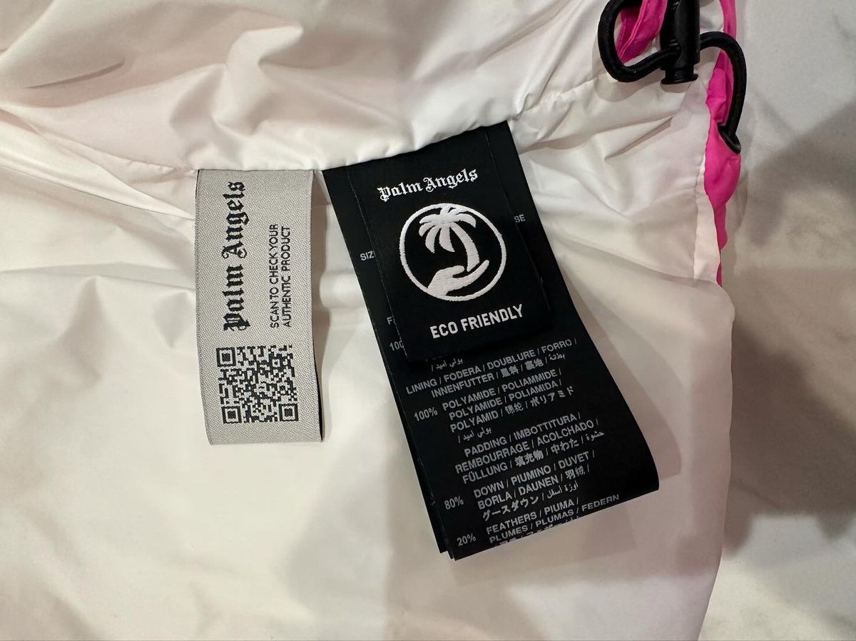 Designer × Palm Angels Palm Angels Pink Cropped Jacket Size XS / US 0-2 / IT 36-38 - 4 Thumbnail