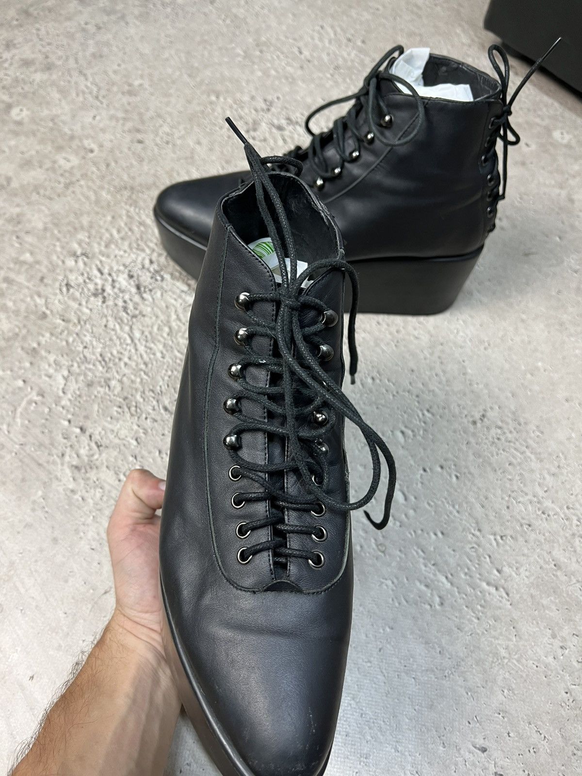 Japanese Brand × Seditionaries BELLY BUTTON born in TOKYO spike leather stylish boots Size US 6.5 / EU 39-40 - 8 Thumbnail