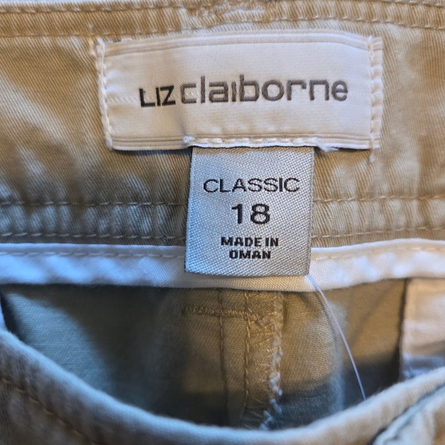 Liz Claiborne Liz Claiborne Classic Khaki Pants - Women's Size 18 Size 40" / US 18 - 4 Thumbnail