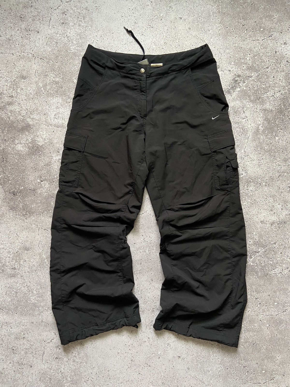 Other Vintage Y2K Nike Gorpcore Bondage Baggy Cargo Pants Size 32" / US 10 / IT 46 - 2 Thumbnail
